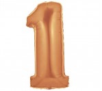 40" Gold Number "1" Balloon